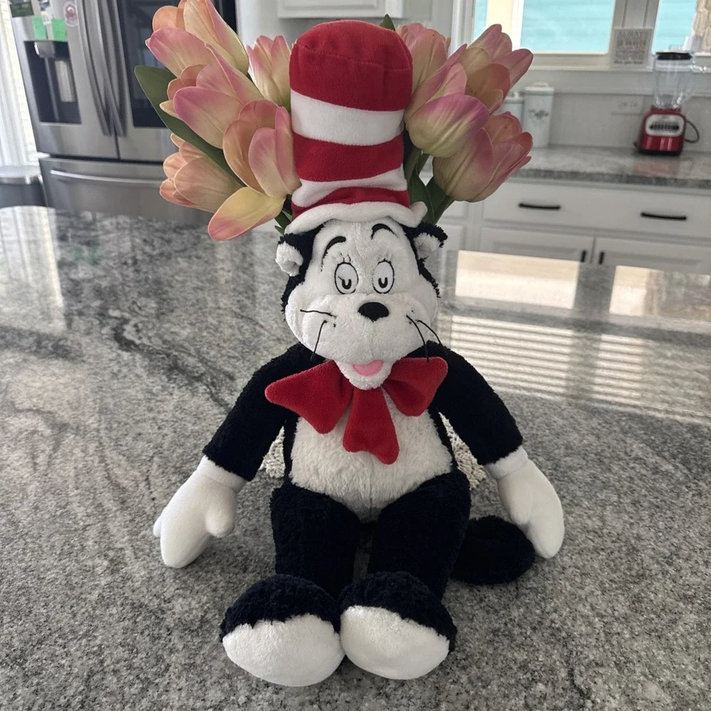Build A Bear Dr. Seuss Cat in the Hat Retired Plush 18